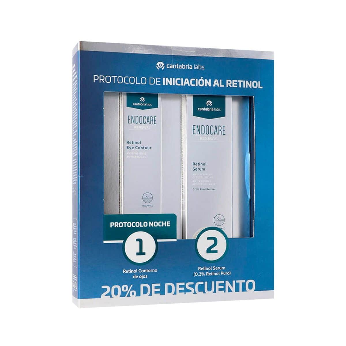 Endocare Renewal Retinol Serum 0.2% + Contorno Ojos Pack 15ml